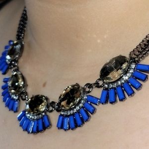 Sterling Forever Gun Metal CZ Necklace